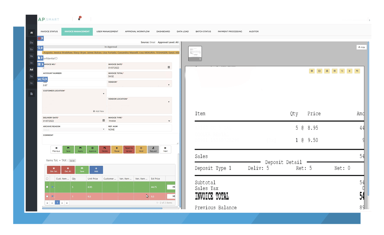 Contract-Invoice-Match-Vendorinvoicecheck-approvals